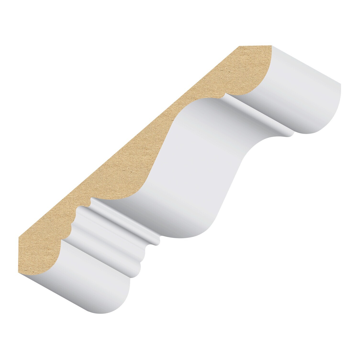 410MUL-5 - Charleston Crown (11⁄16"x5") MDF Ultralight