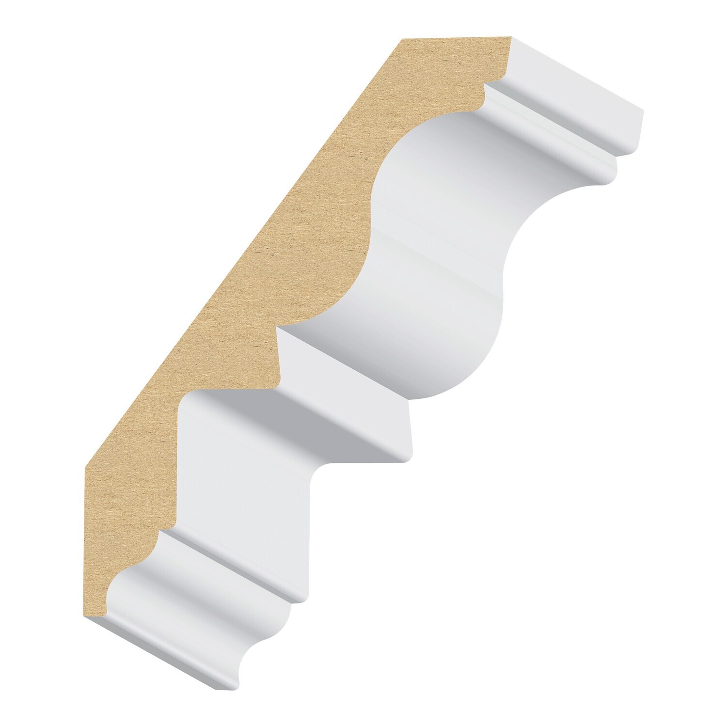 425MUL-5 - Dentil Ready Crown (13⁄16"x5-1⁄2") MDF Ultralight
