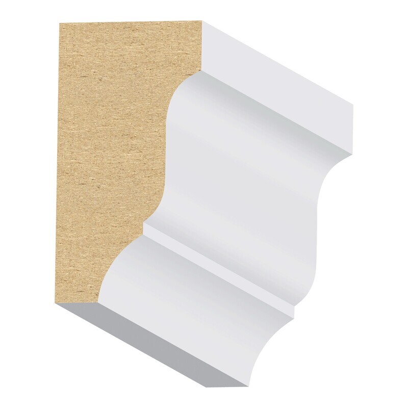 419MUL - Corner Crown/Mould (1"x1-7⁄8") MDF Ultralight
