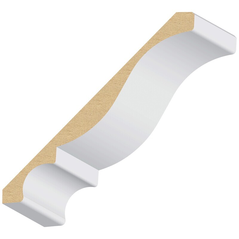 416MUL - Colonial Crown (9⁄16"x6-1⁄2") MDF Ultralight