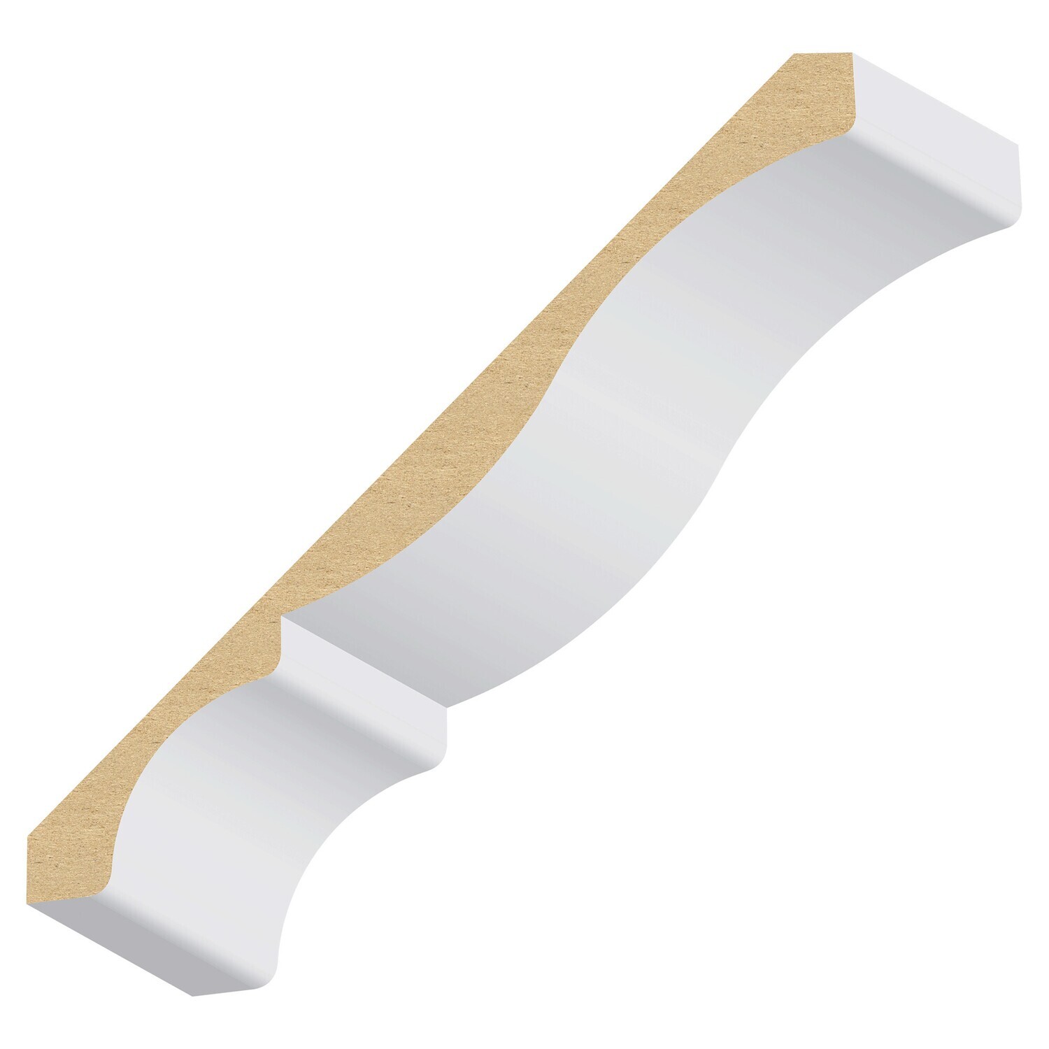 417MUL - Colonial Crown (9⁄16"x7-1⁄4") MDF Ultralight