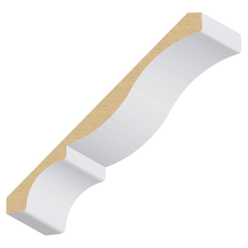 417MUL - Colonial Crown (9⁄16"x7-1⁄4") MDF Ultralight