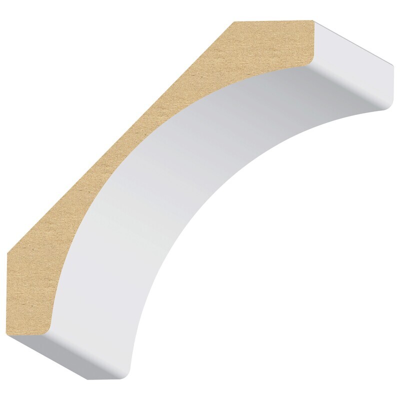 444MUL-5 - Contemporary Crown (1-1⁄4"x5-5⁄8") MDF Ultralight