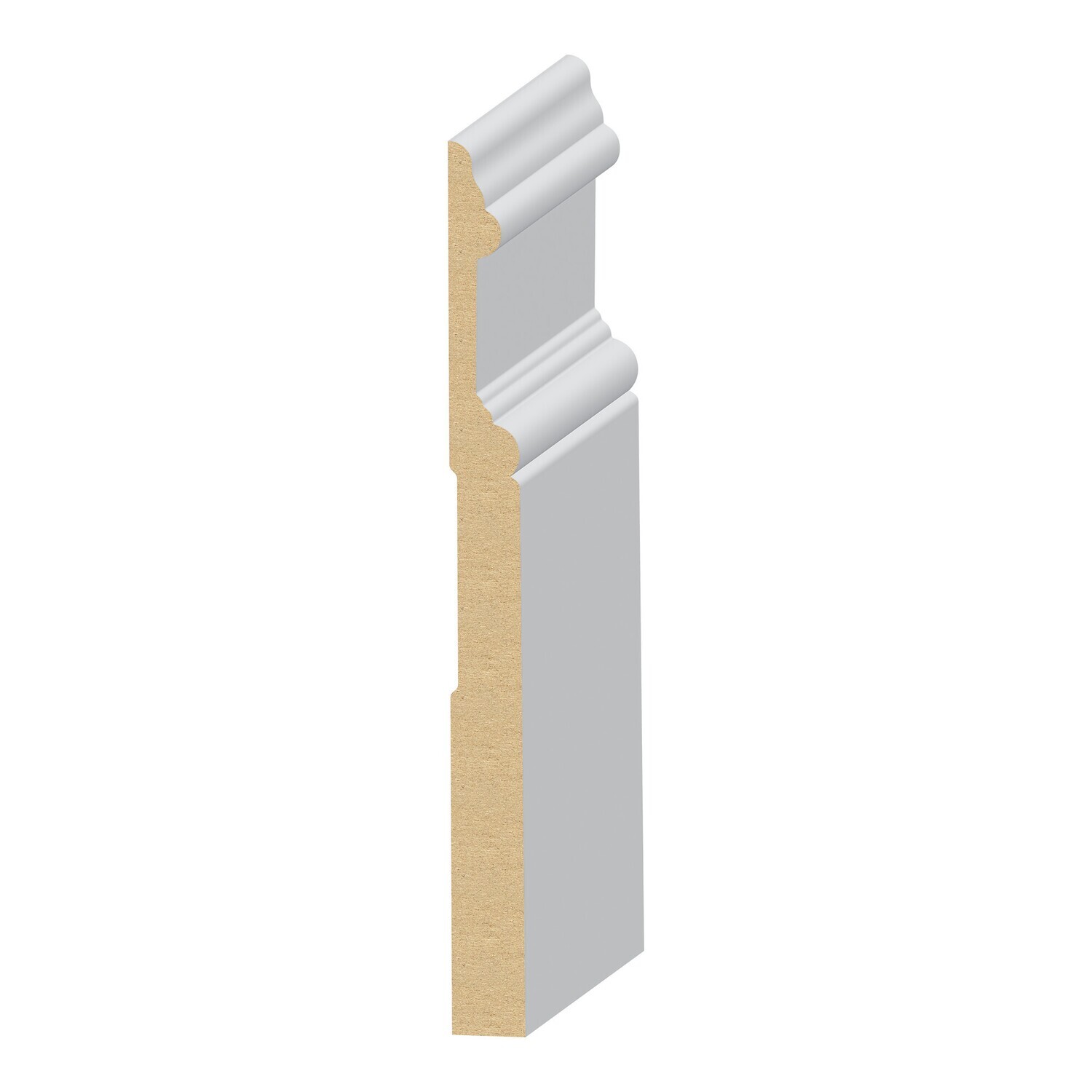 345MUL - Santa Clara/Crescent Base (5⁄8"x7-1⁄4") MDF Ultralight