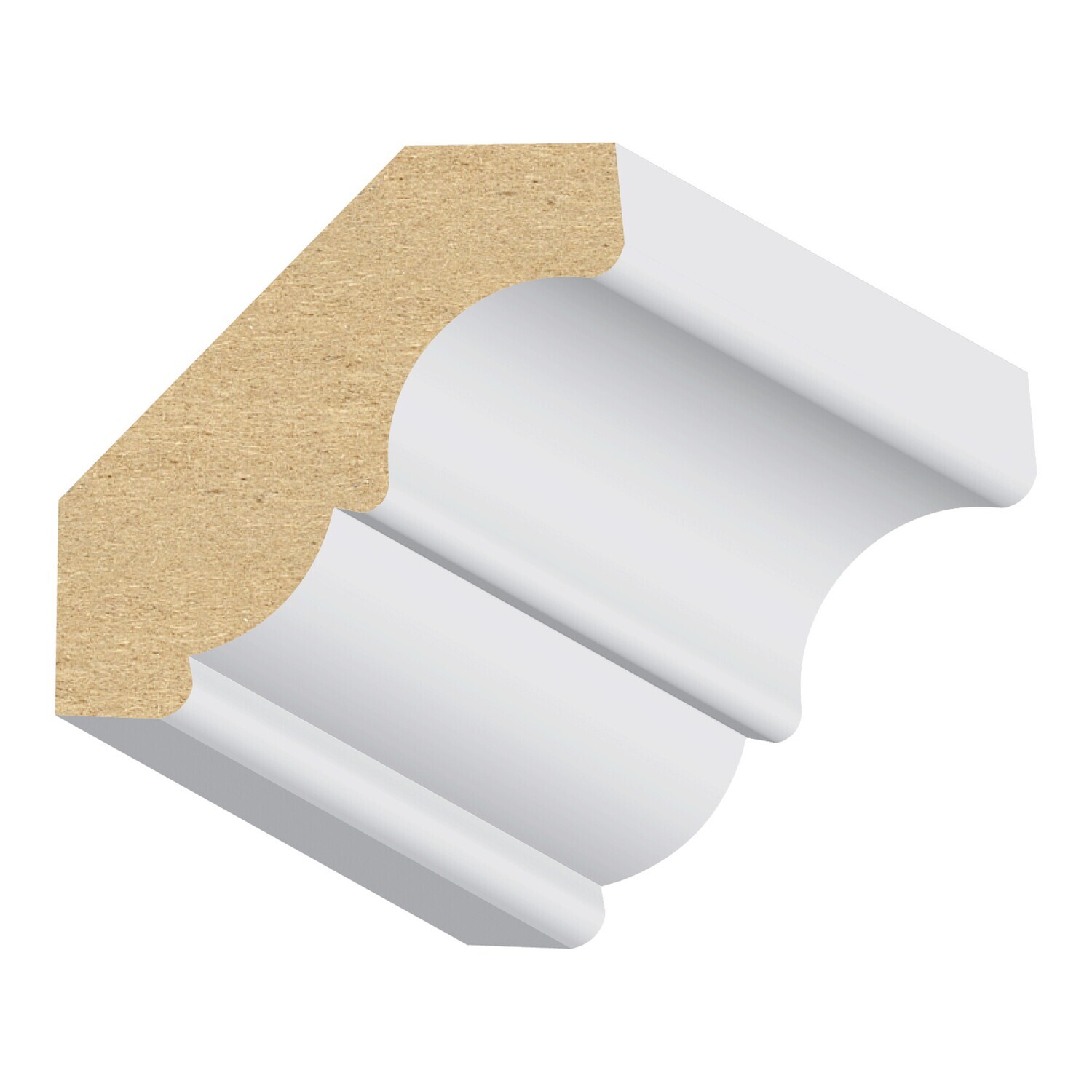 420MUL - Bed Mould (9⁄16"x1-7⁄8") MDF Ultralight