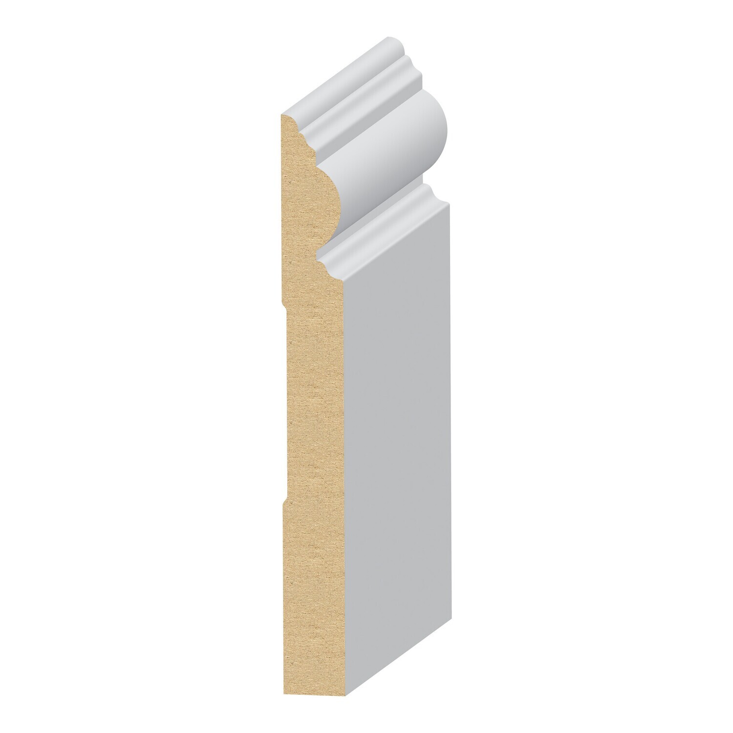 350MUL - Georgian Base (9⁄16"x5-1⁄4") MDF Ultralight