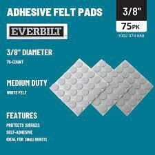 Everbilt Felt Pads 3/8" White