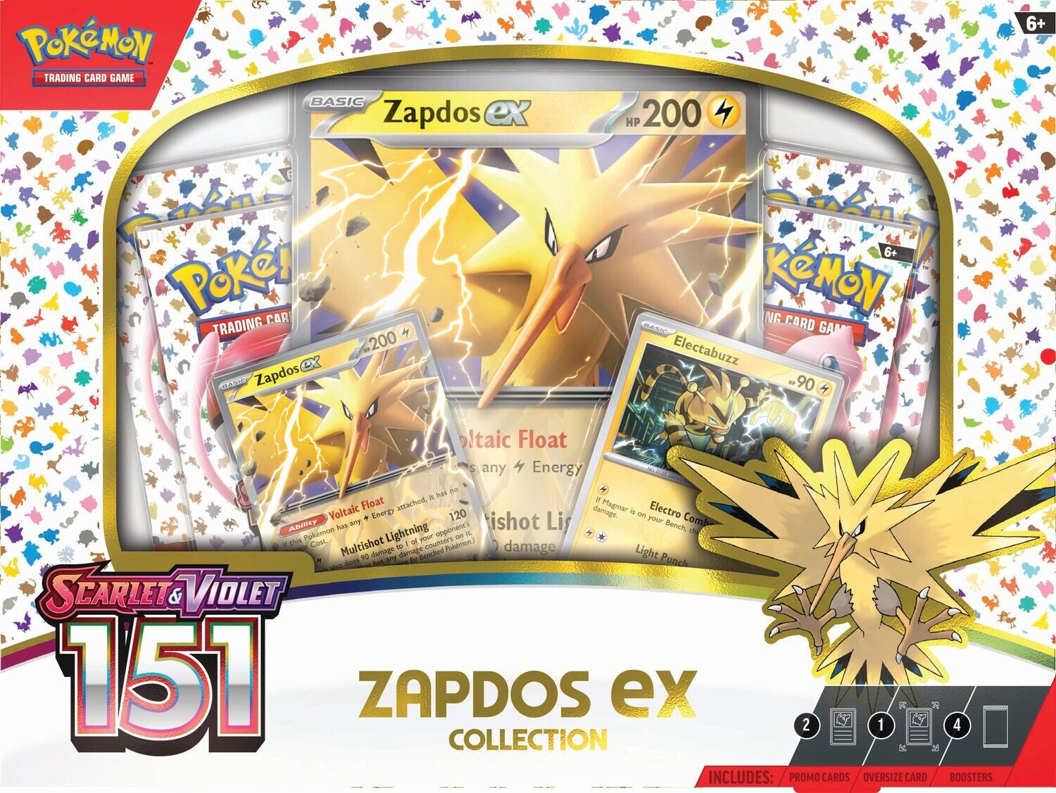 POKEMON 151 ZAPDOS EX COLLECTION
