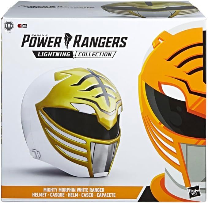 POWER RANGERS: LIGHTNING COLLECTION WHITE RANGER HELMET