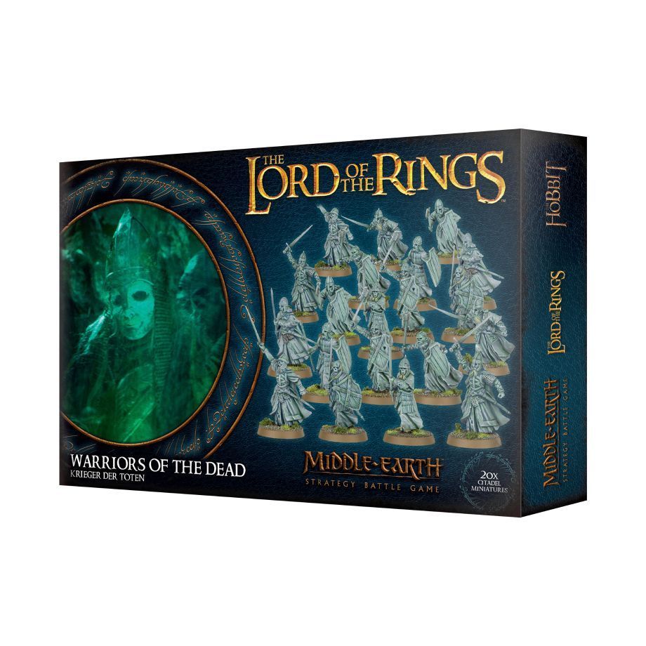 LORD OF THE RINGS MESBG: WARRIORS OF THE DEAD - CLEAR PLASTIC