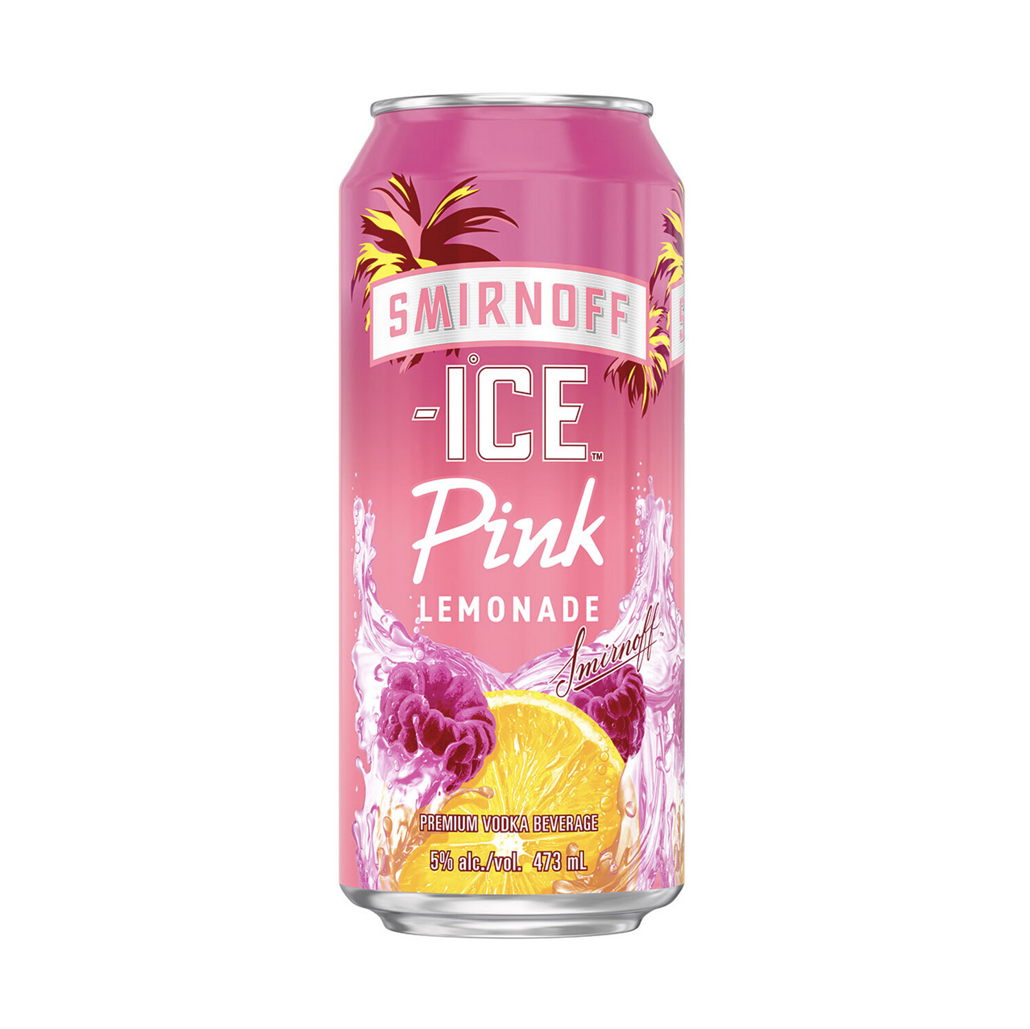 SMIRNOFF ICE PINK ROSE LEMONADE 1*473ml