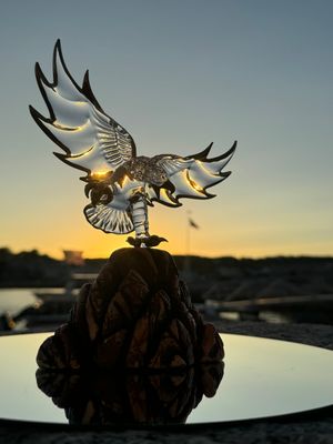 Hand Blown Eagle
