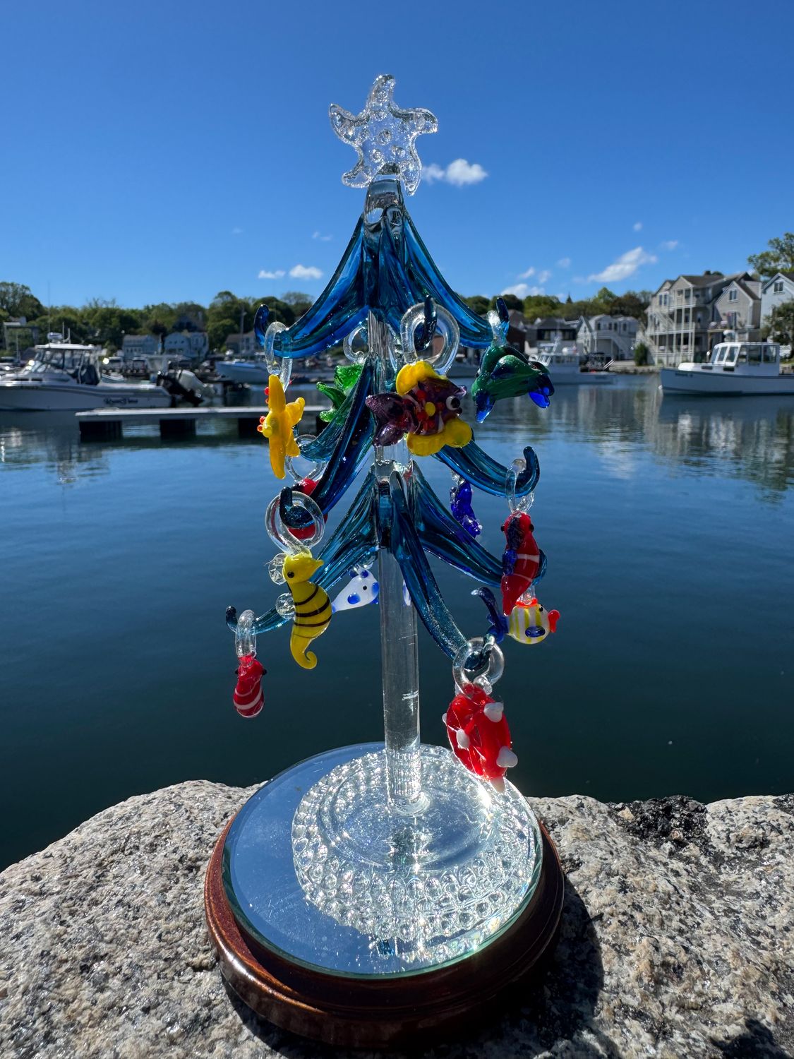 Hand-Blown Coastal Christmas Tree
