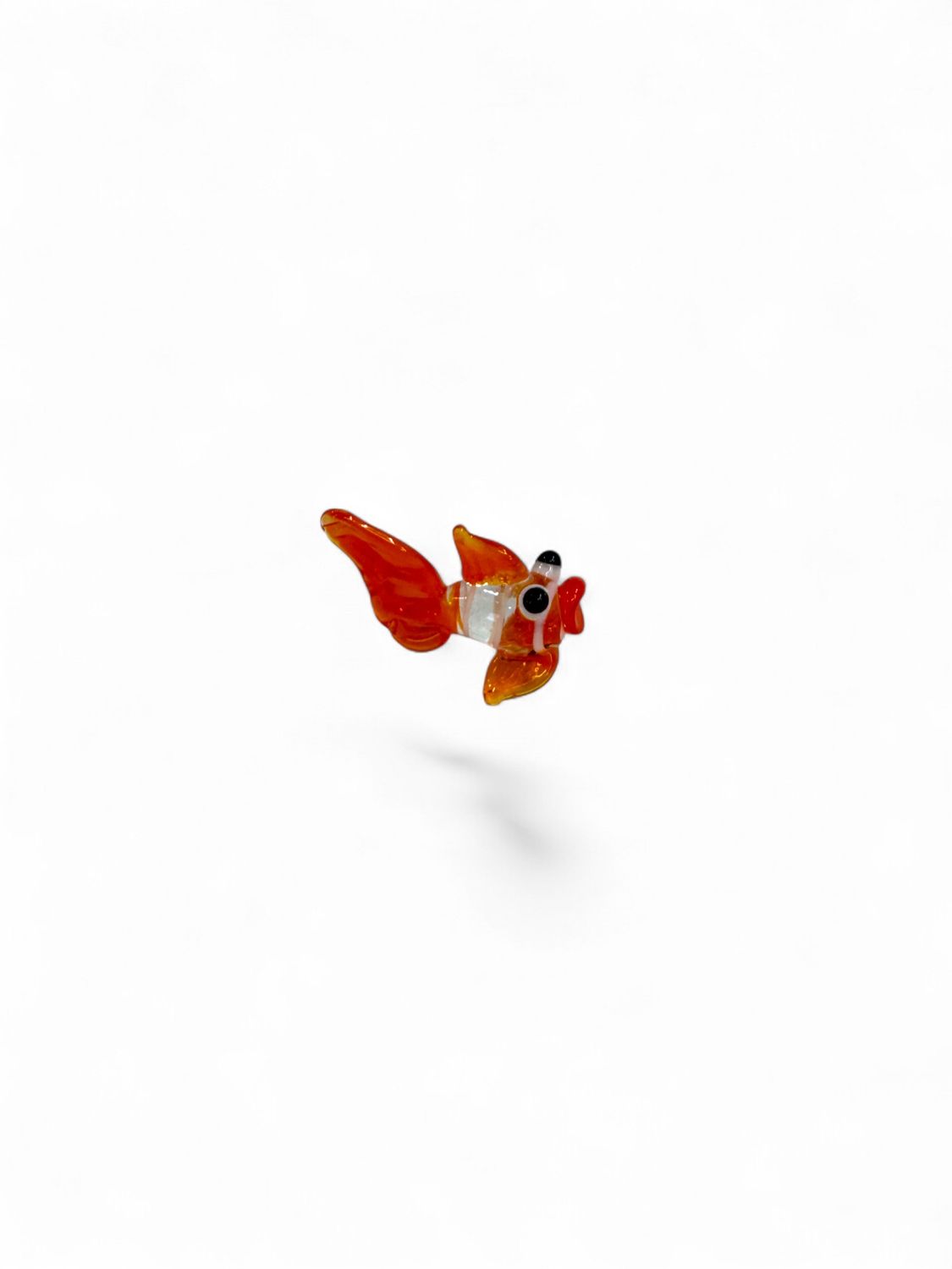 Mini Hand-Blown Glass Goldfish