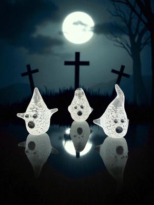 Hand-Blown Glass Ghost