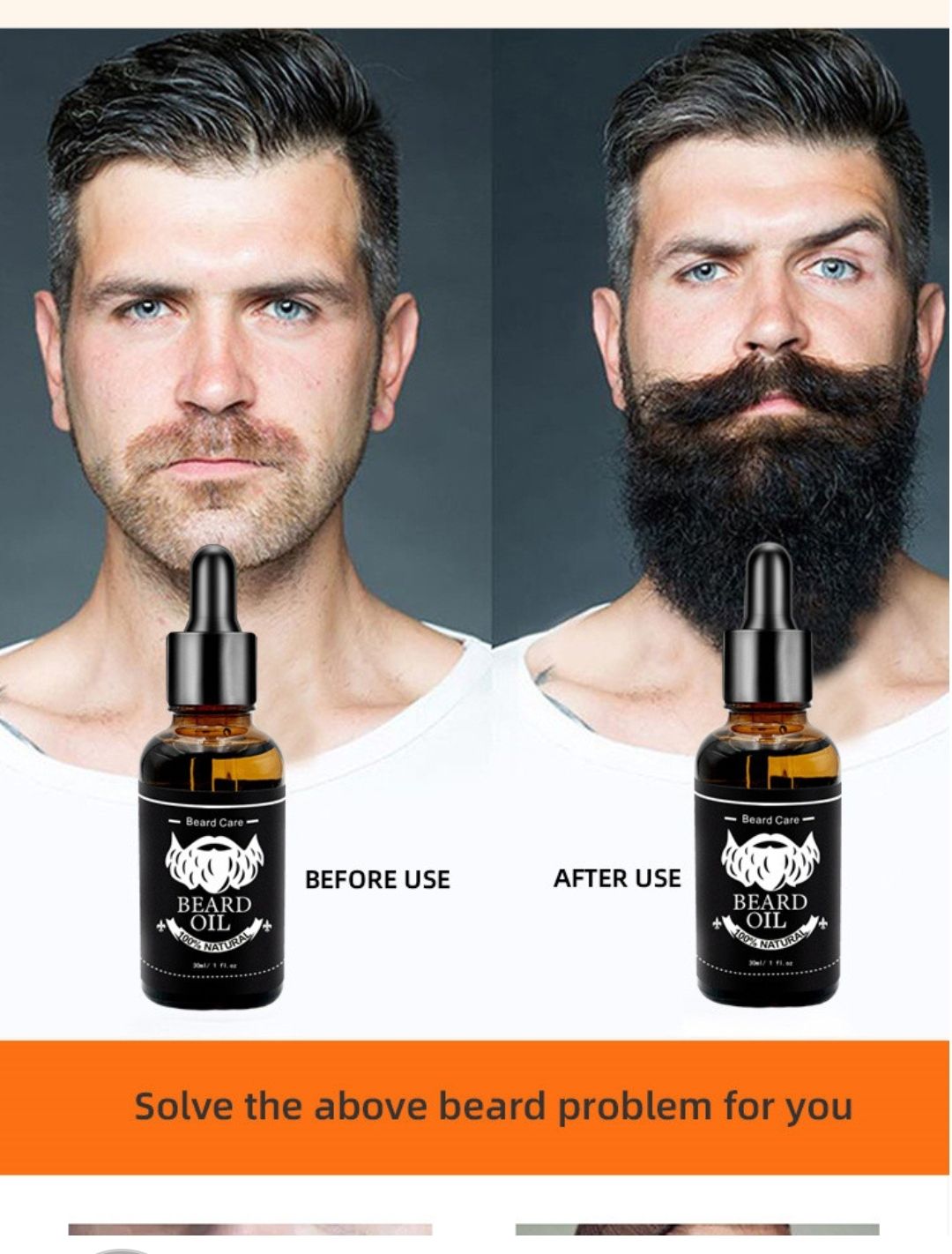 organic natural cbd hemp beard oil hair growth oil OEM