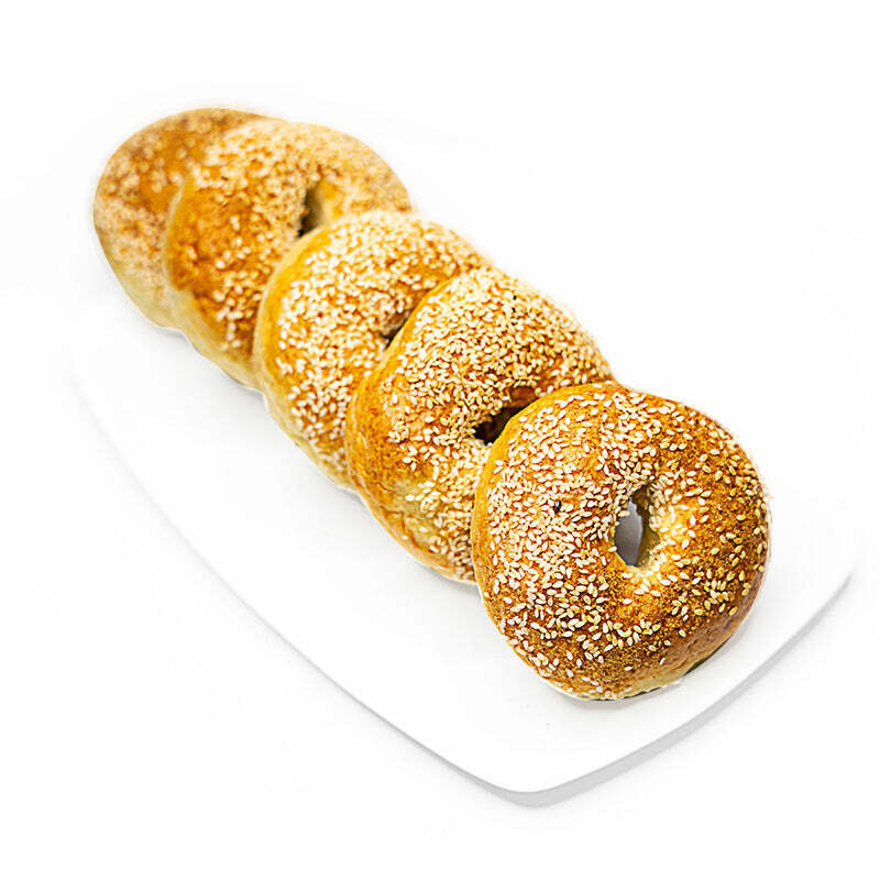 Bagel White Sesame Pack of 5 B2B