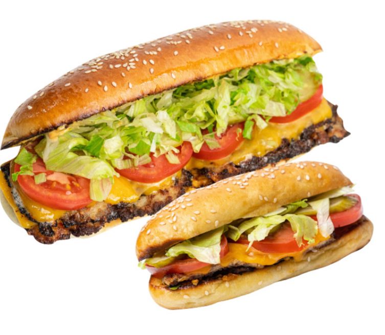 Double Smash Pork Cheese Burger - Large