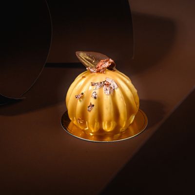 Bûche Vanilla Caramel