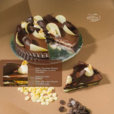 Duo Chocolate Tart 24cm