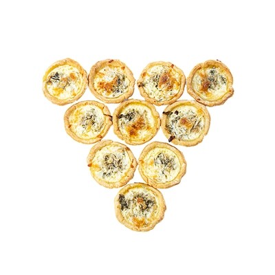 Mini Quiche Leek pack of 10 B2B