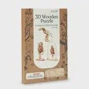 3 Assorted Wooden Bird Puzzle