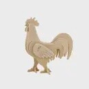 3-D wooden Rooster Puzzle