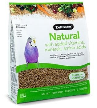Zupreem Natural Budgie 1.02 kg