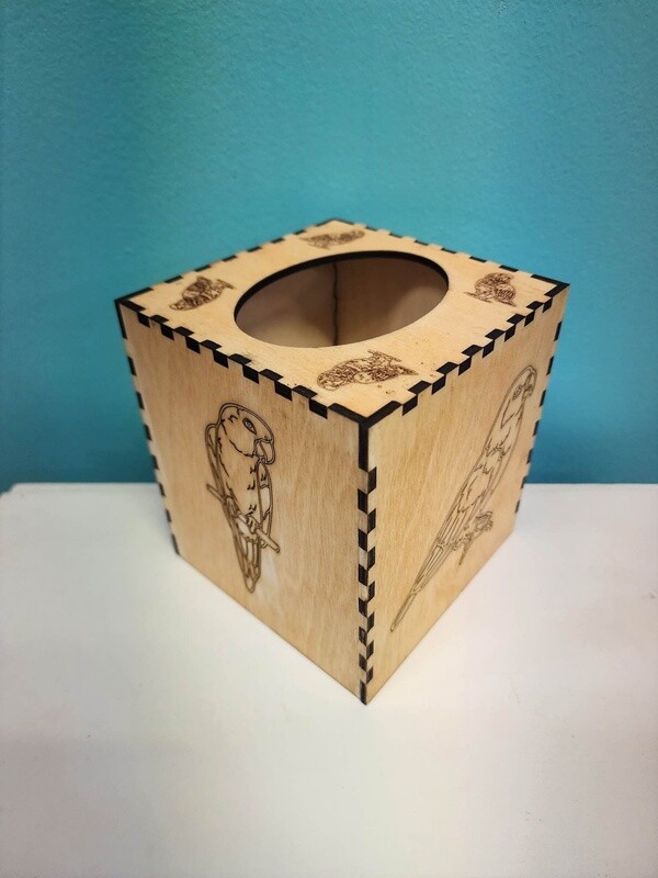 Parrot Tissue Box Cover