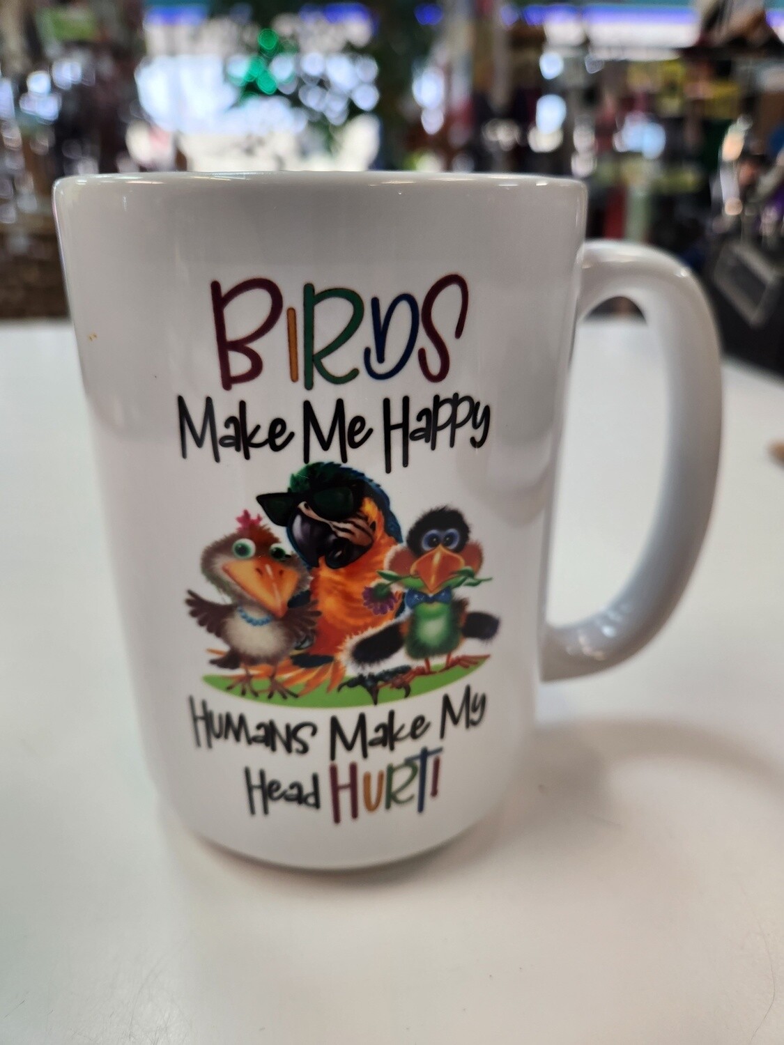 Birds Make Me Happy Mug