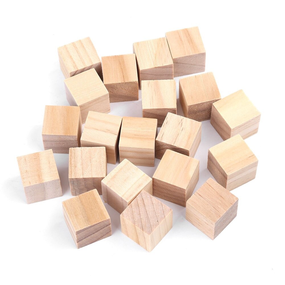 Wooden cubes
