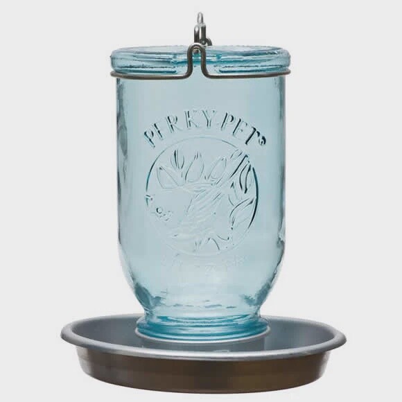 Mason Jar Bird Waterer