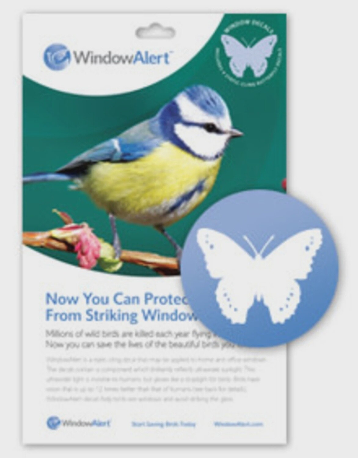 Window Alert Butterfly