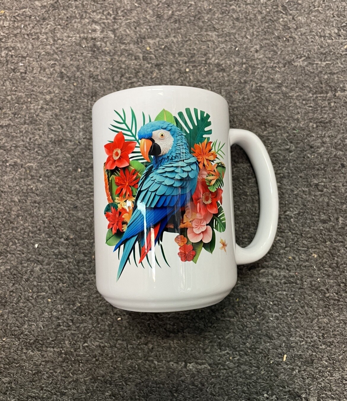 Blue Parrot Mug