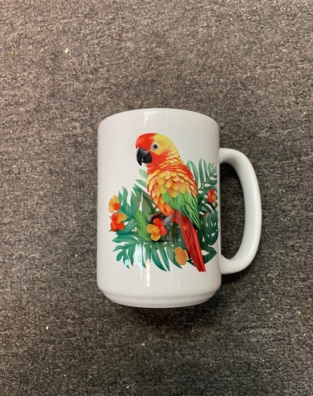 Yellow Parrot Mug