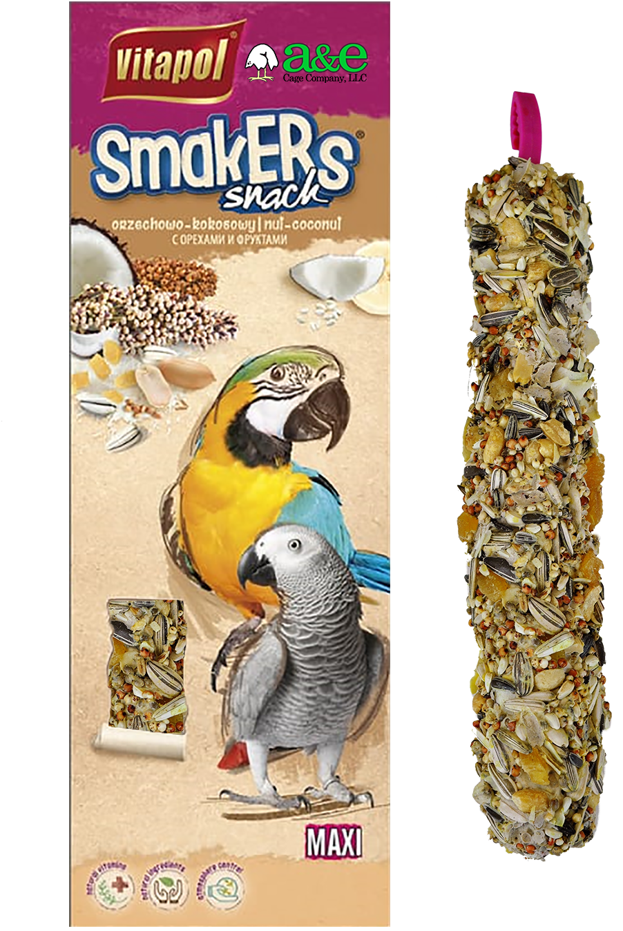 Smakers Nut Coconut Macaw