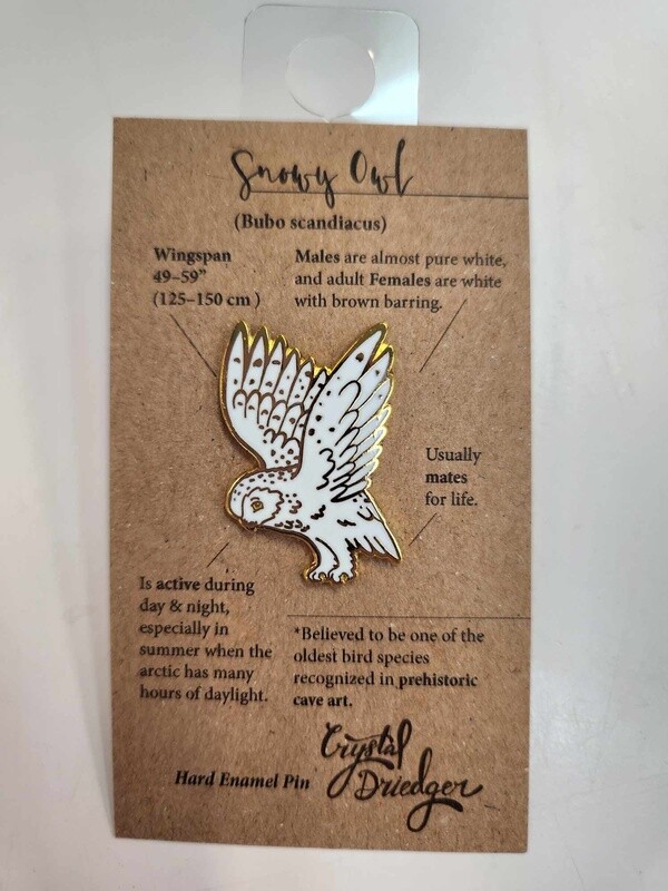 Snowy Owl Pin