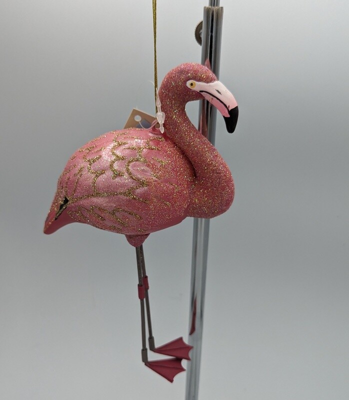 Flamingo Christmas Ornament D447