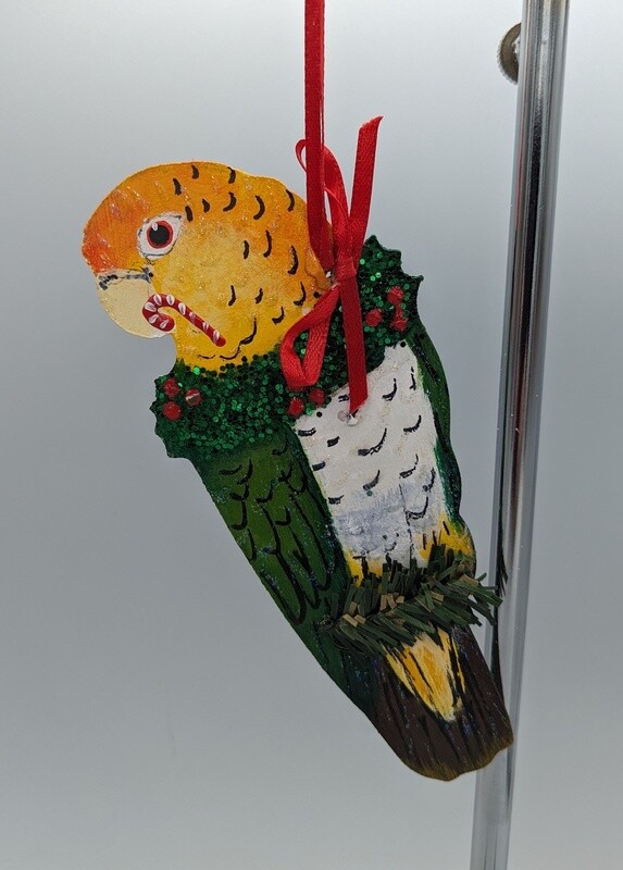 White Bellied Caique Ornament 113546