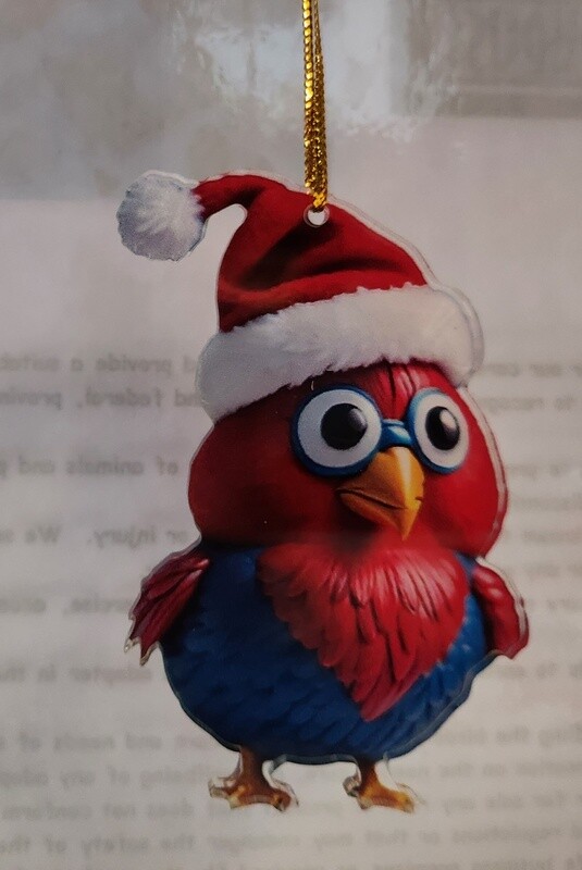 Eclectus Xmas Ornament
