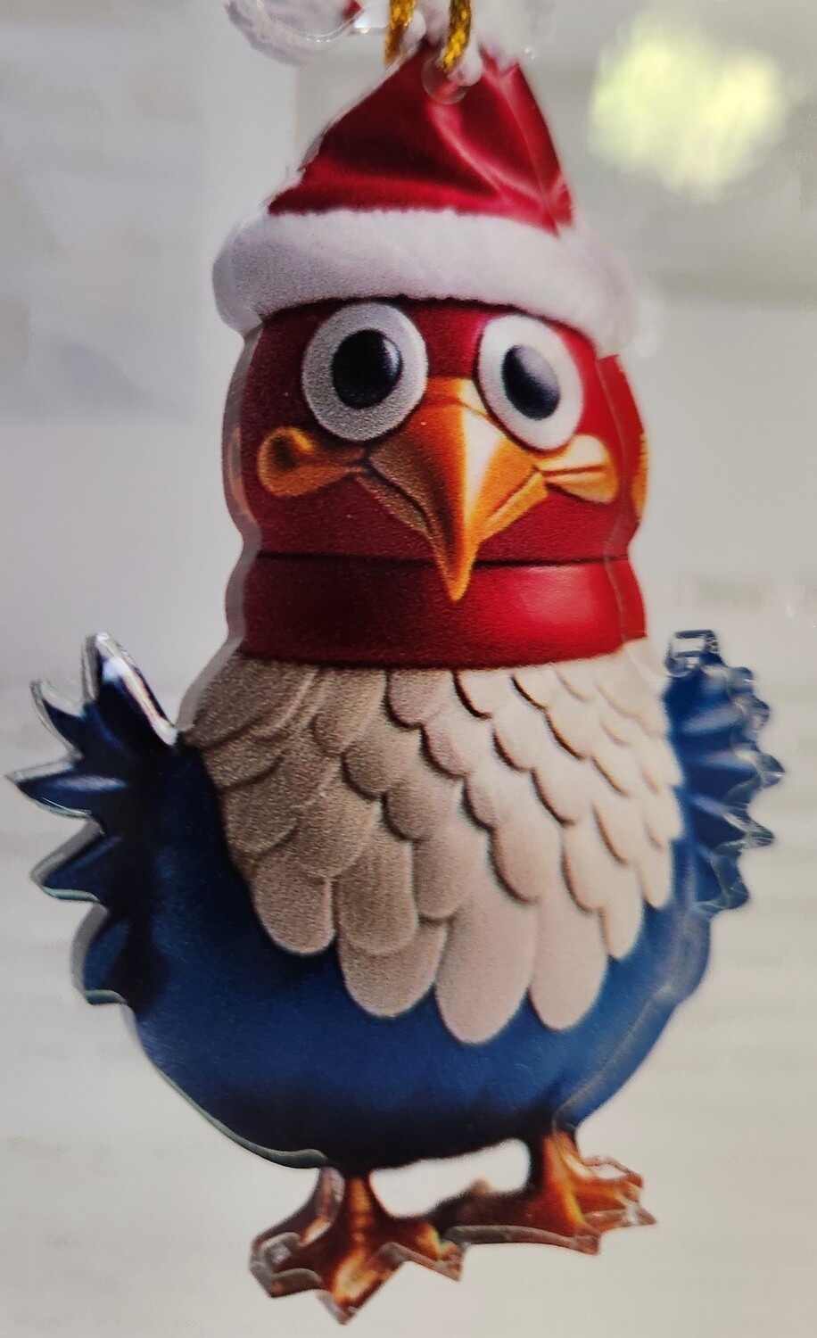 Chicken X-mas Ornament