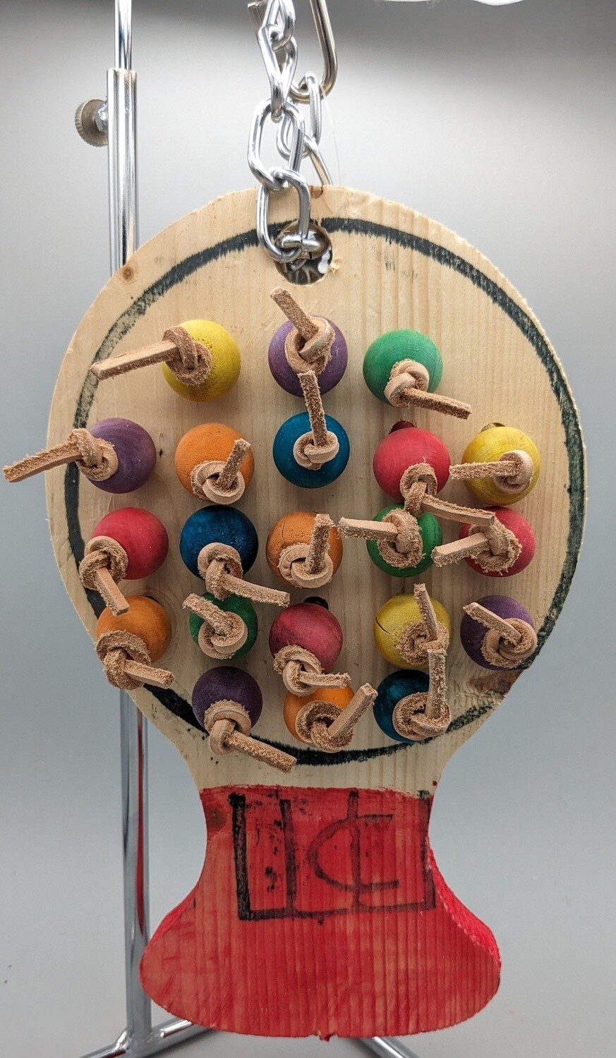 Gumball Machine Wood Bird Toy