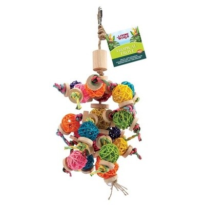 Tropical trove forage wickerballs