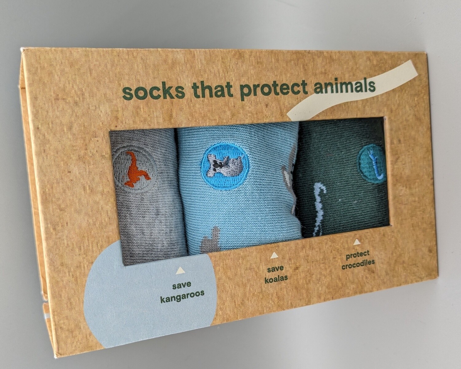 Socks that Protect Animals 3pk  (medium)