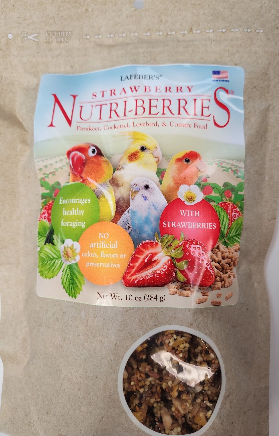 Nutriberries- Strawberry Cockatiel