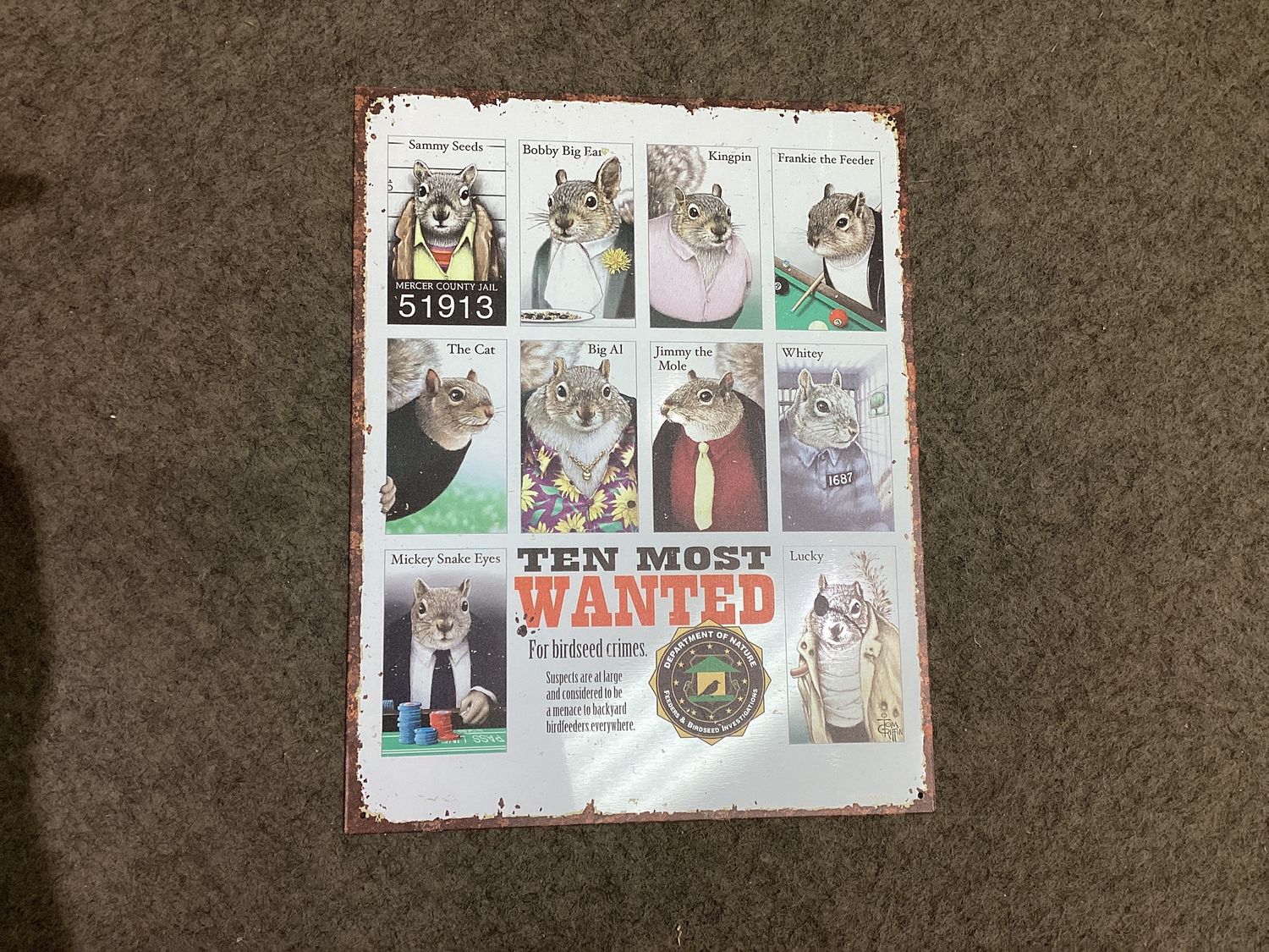 Most Wanted Squirrels