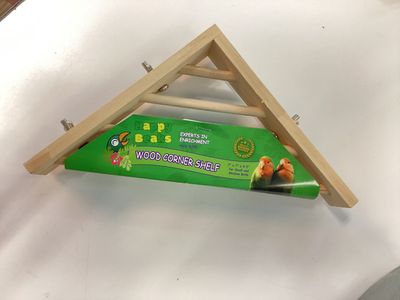 Wooden Corner Shelf