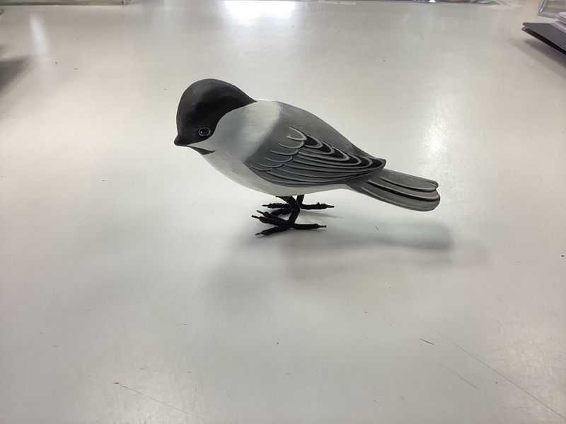 Chickadee- mini 3" carved