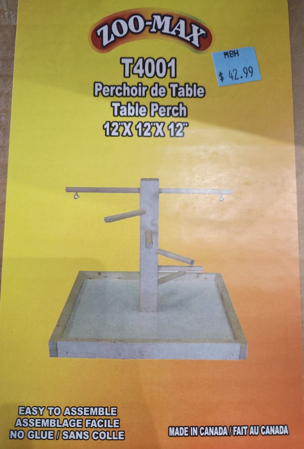 Table Perch 12x12x12