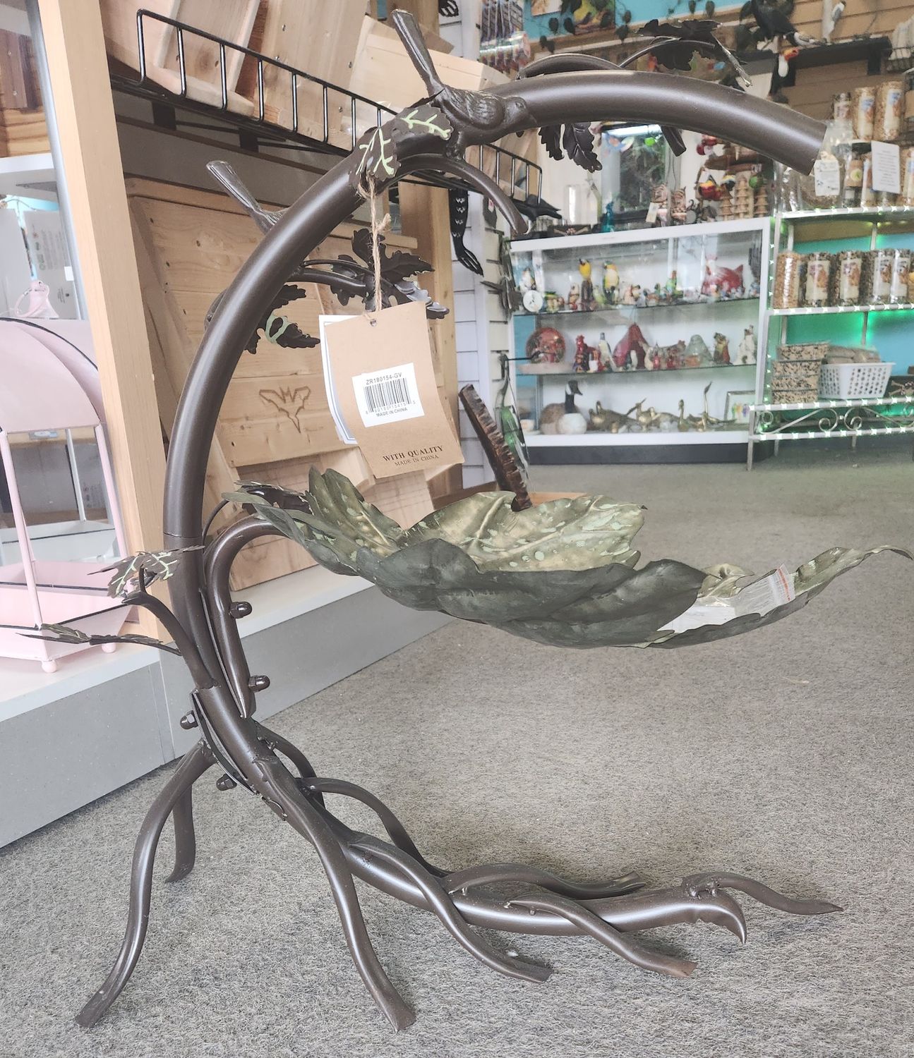 Maple Leaf Birdbath